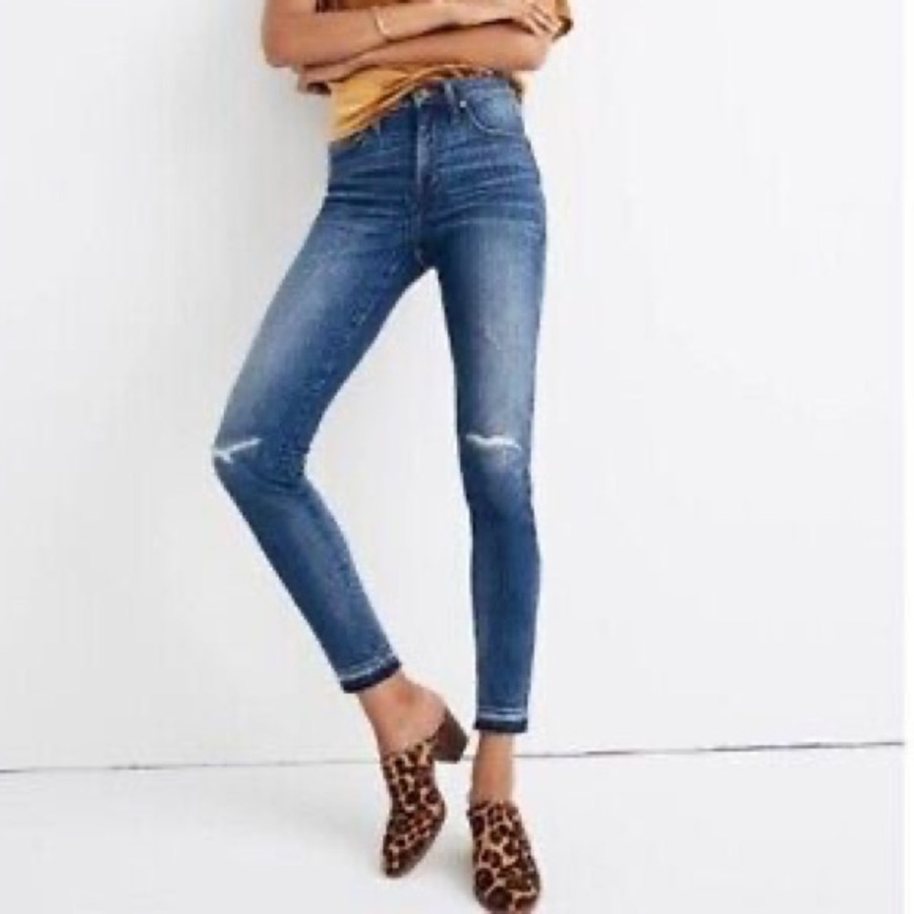 Women’s Madewell Distressed Skinny Jeans